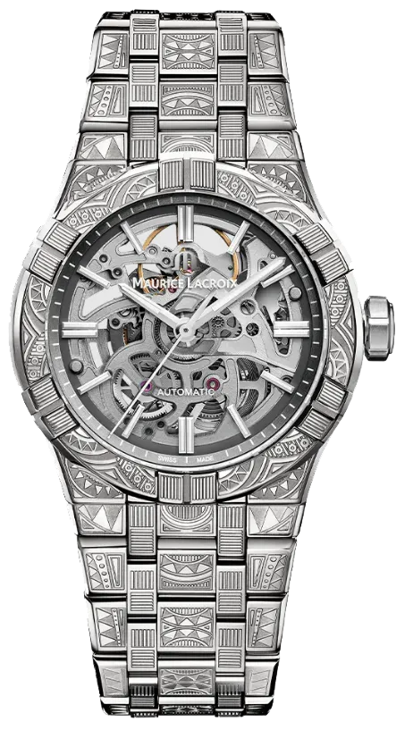 Maurice Lacroix Aikon Automatic Urban Tribe Skeleton 39mm AI6007-SS009-030-1 Limited Edition