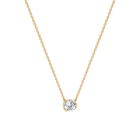 Meta dahlia pendant necklace