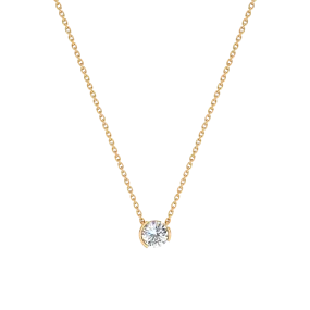 Meta small dahlia pendant necklace