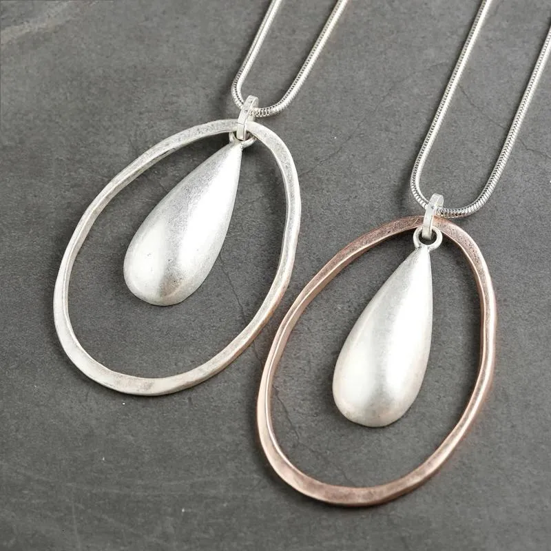 New In Kpop Fashion Jewelry for Women Long Necklace Water Goth Pendant necklace & pendant