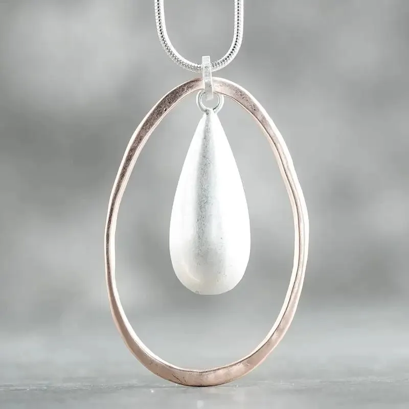 New In Kpop Fashion Jewelry for Women Long Necklace Water Goth Pendant necklace & pendant