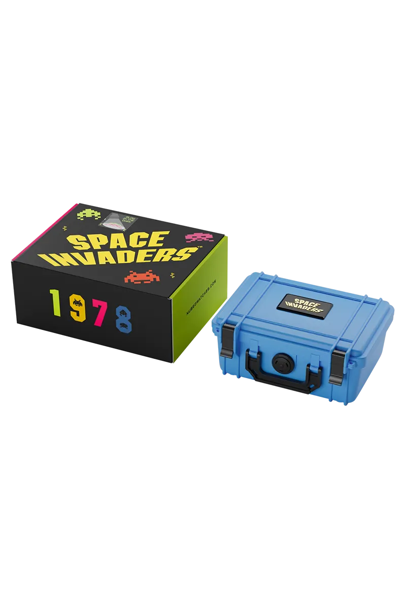 Nubeo OAO Automatic Space Invaders Limited Edition Galaxy Green Men's Watch NB-6099-SI-01