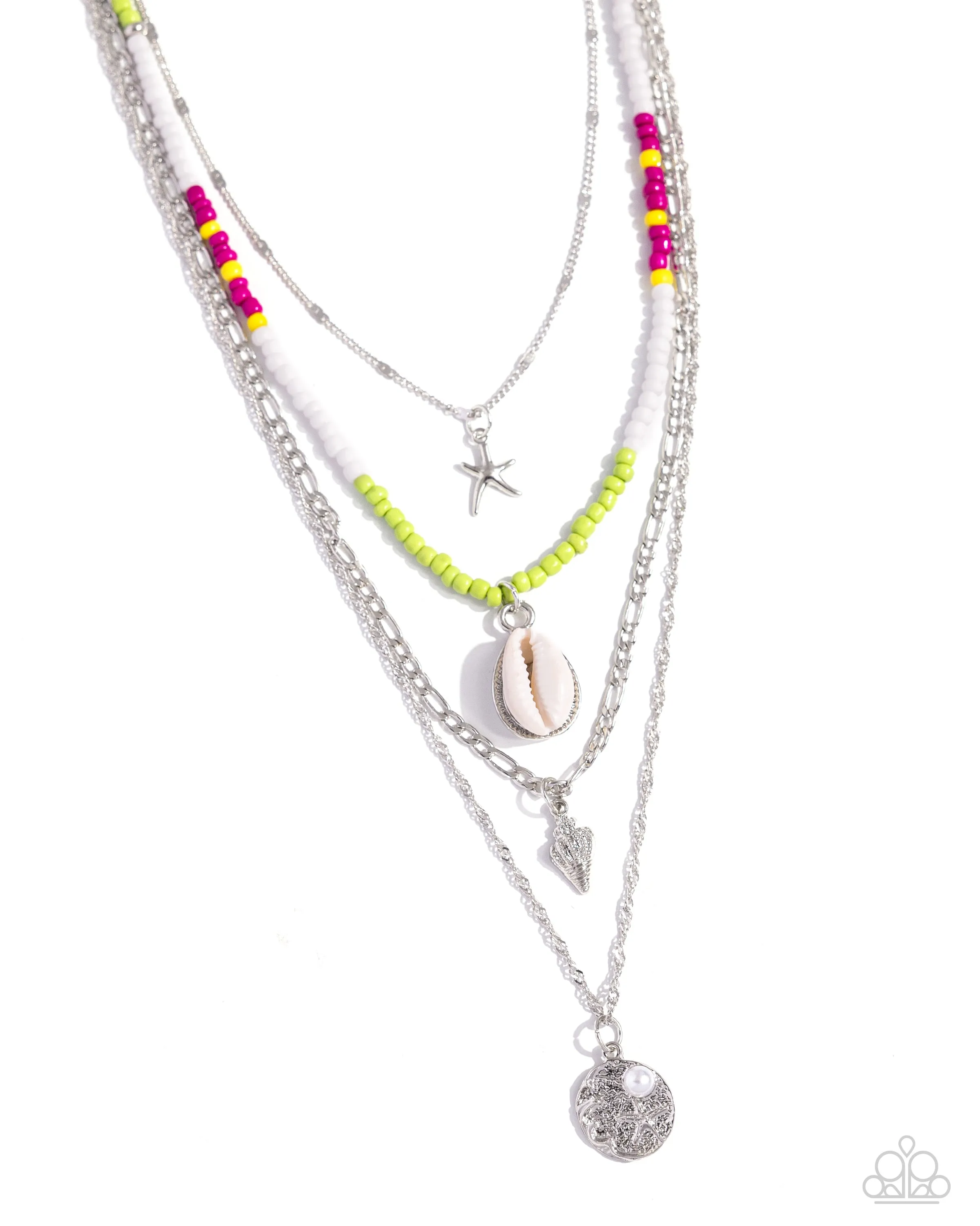 Oceanic Obligato - Green Paparazzi Accessories