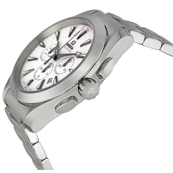 Omega Aqua Terra White Dial Chronograph Automatic Men's Watch 23110445004001 231.10.44.50.04.001