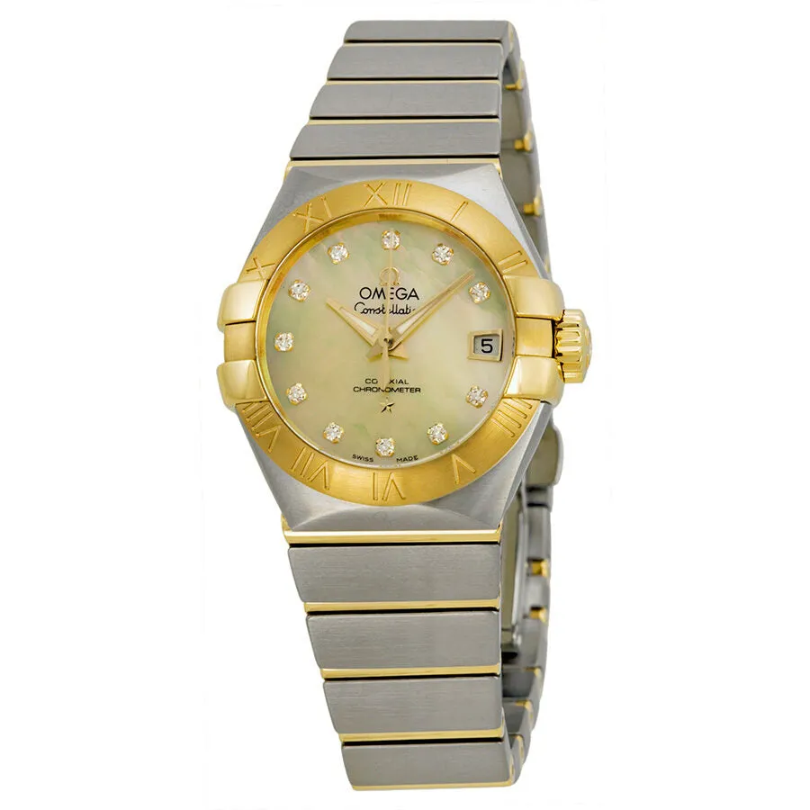 Omega Constellation Automatic Mother of Pearl Dial Ladies Watch 12320272057002