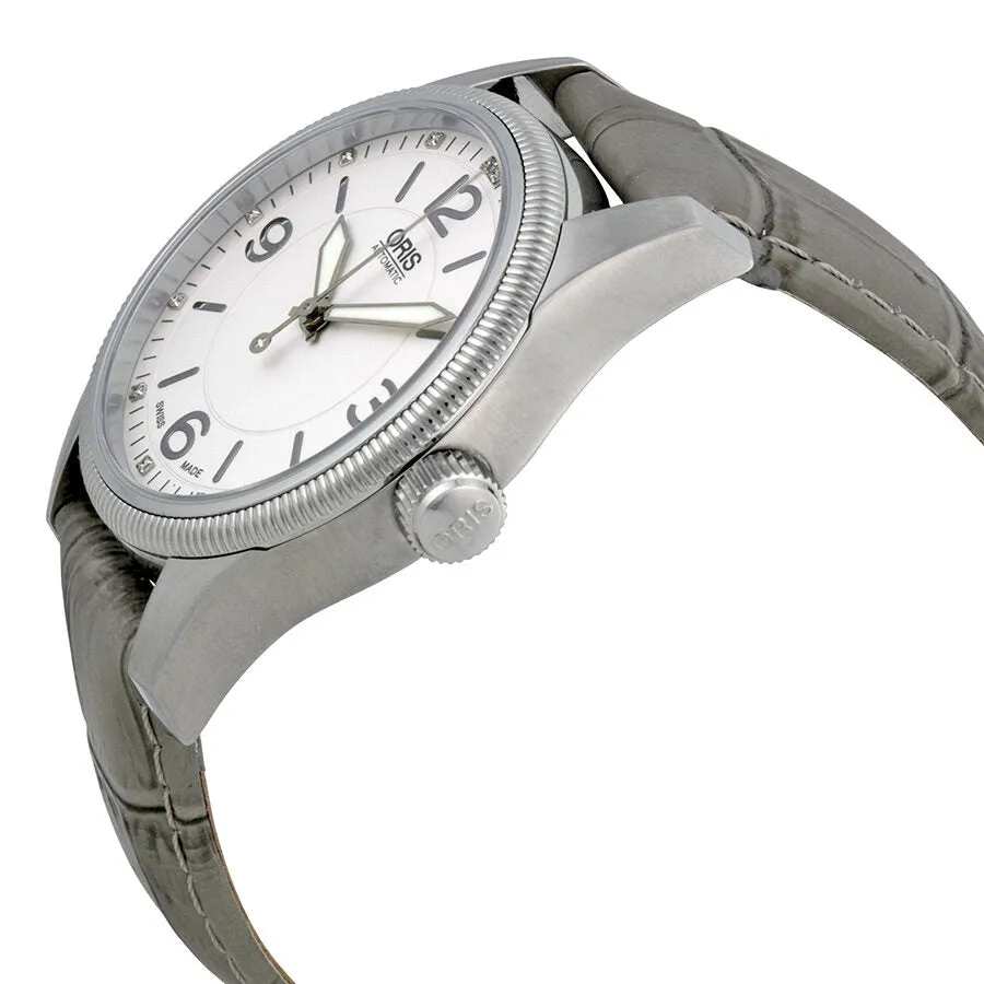 Oris Big Crown Swiss Hunter Team Steel Mid Size Watch 733-7649-4091 Set MB 01 733 7649 4091-Set MB