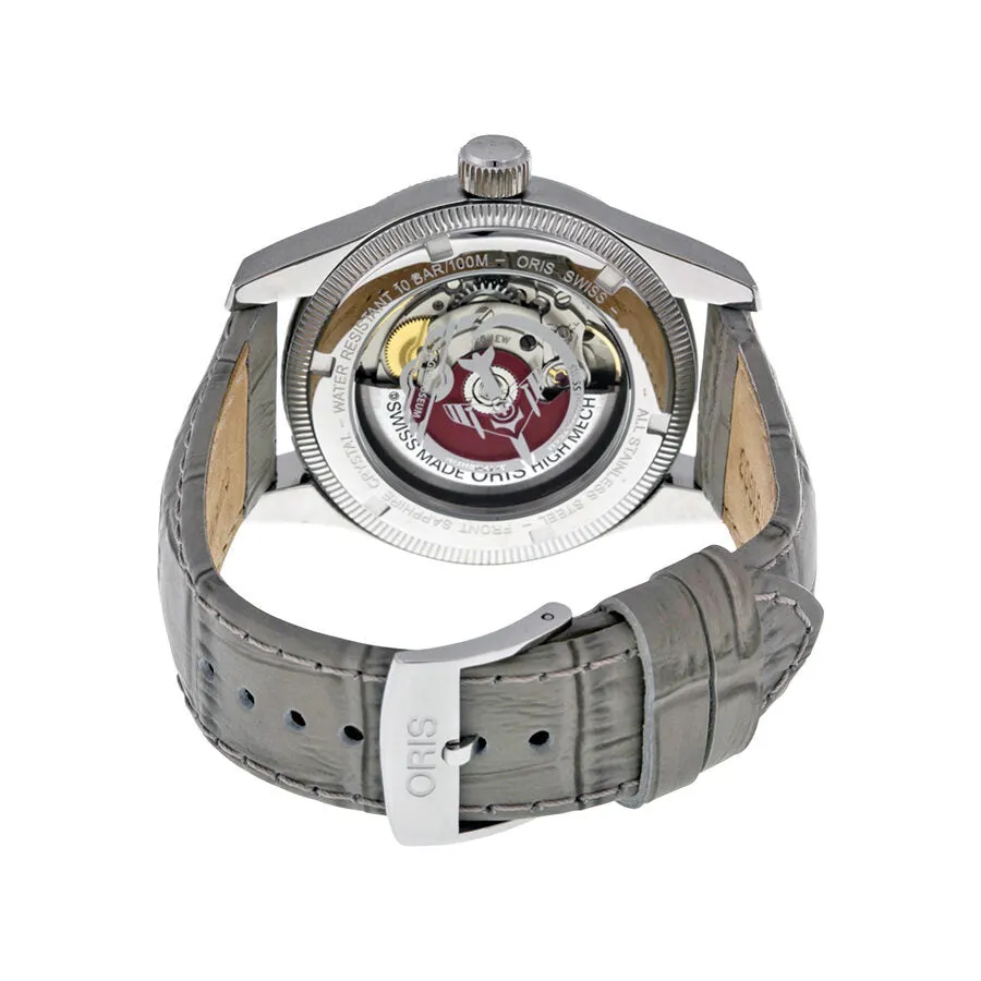 Oris Big Crown Swiss Hunter Team Steel Mid Size Watch 733-7649-4091 Set MB 01 733 7649 4091-Set MB