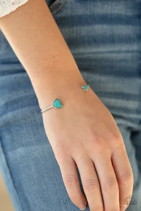 Paparazzi Bracelet ~ Romantically Rustic - Blue
