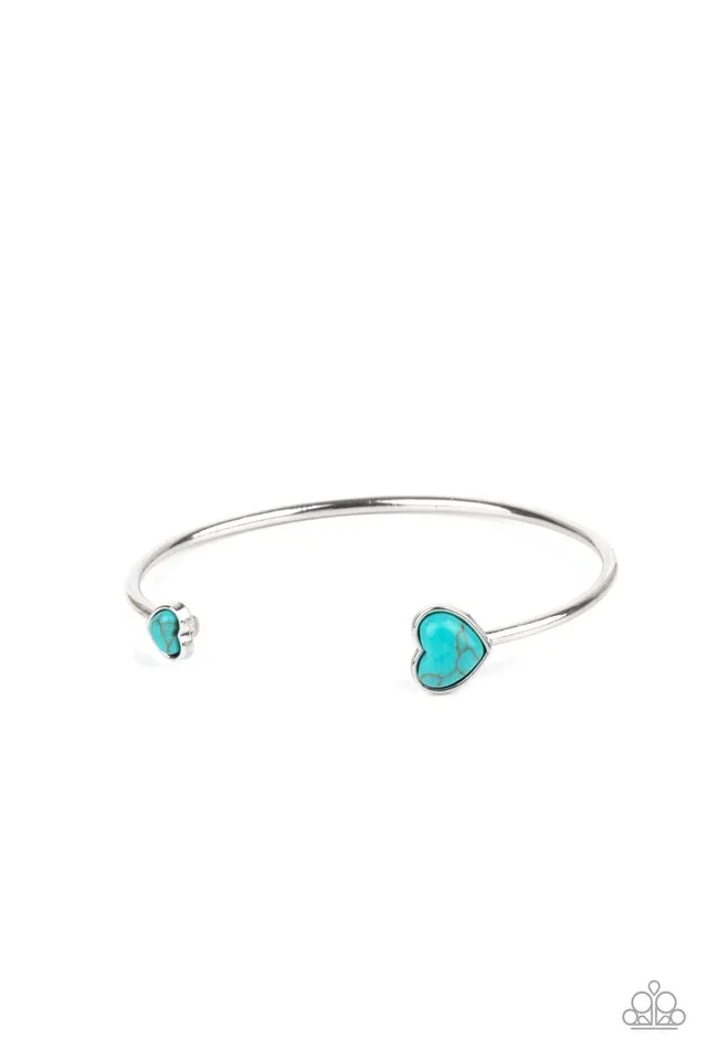 Paparazzi Bracelet ~ Romantically Rustic - Blue