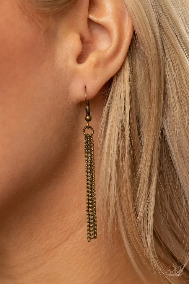 Paparazzi Necklace ~ Runway Rival - Orange