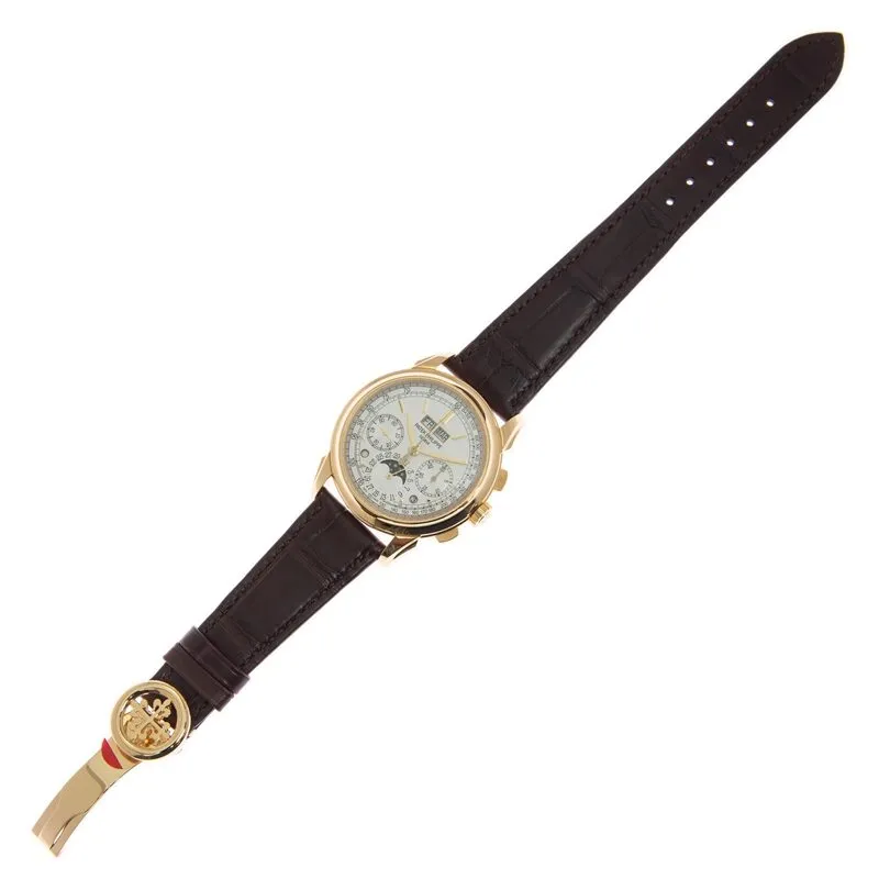 Patek Philippe Grand Complications Perpetual Chronograph Hand Wind White Dial Men's Watch 5270J-001