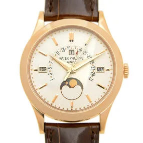 Patek Philippe Grand Complications Silvery Opaline Dial 18K Rose Gold Men's Watch 5496R-001