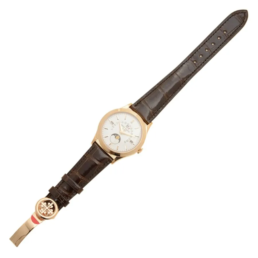 Patek Philippe Grand Complications Silvery Opaline Dial 18K Rose Gold Men's Watch 5496R-001