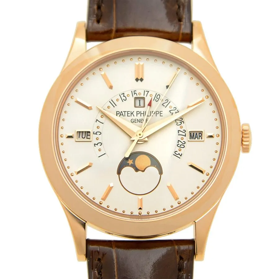 Patek Philippe Grand Complications Silvery Opaline Dial 18K Rose Gold Men's Watch 5496R-001