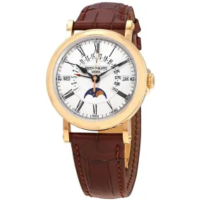Patek Philippe Perpetual Calendar 18k Yellow Gold Moon Phase Men's Watch 5159J 5159J-001