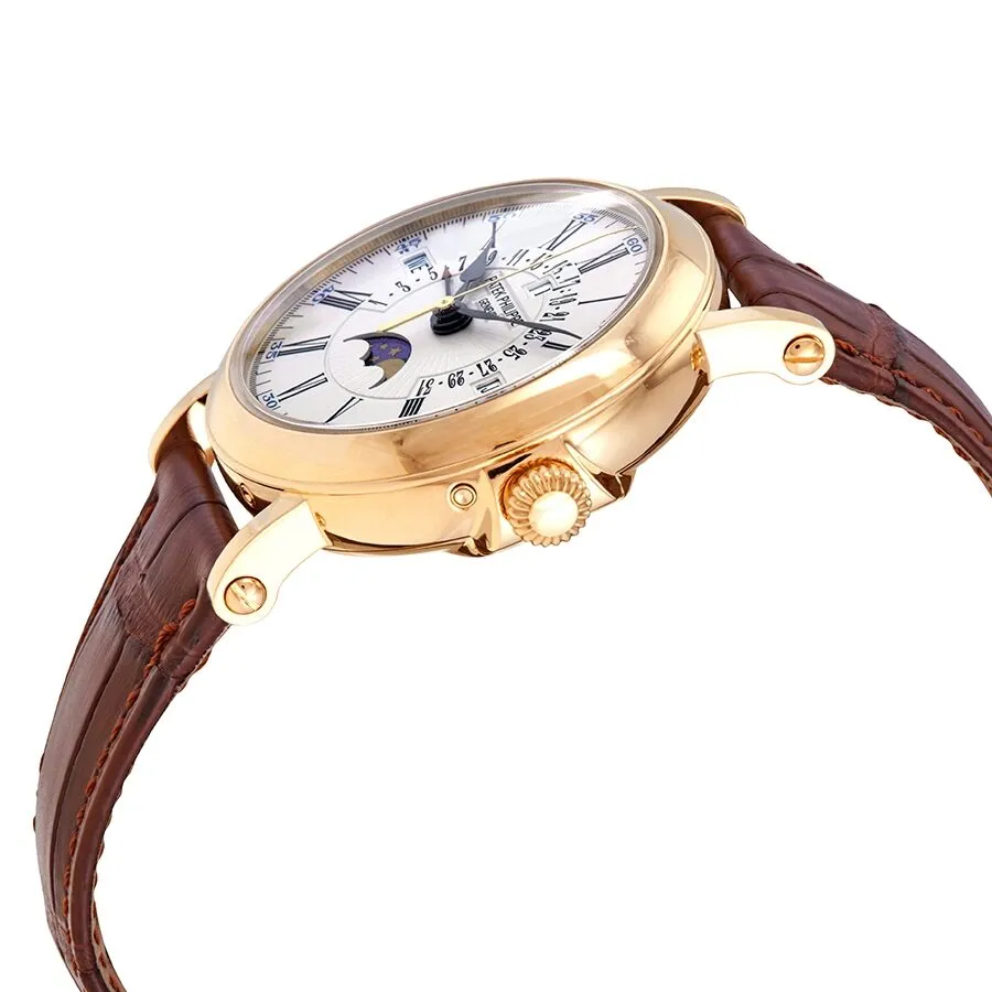 Patek Philippe Perpetual Calendar 18k Yellow Gold Moon Phase Men's Watch 5159J 5159J-001
