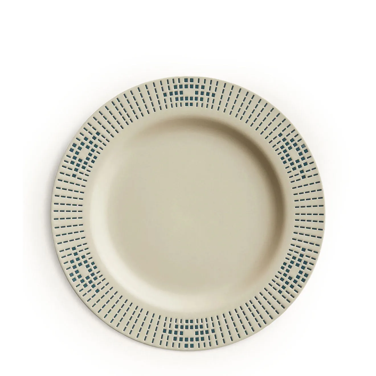 Pendleton 8" Plate Set of 4 Beaded Sandshell