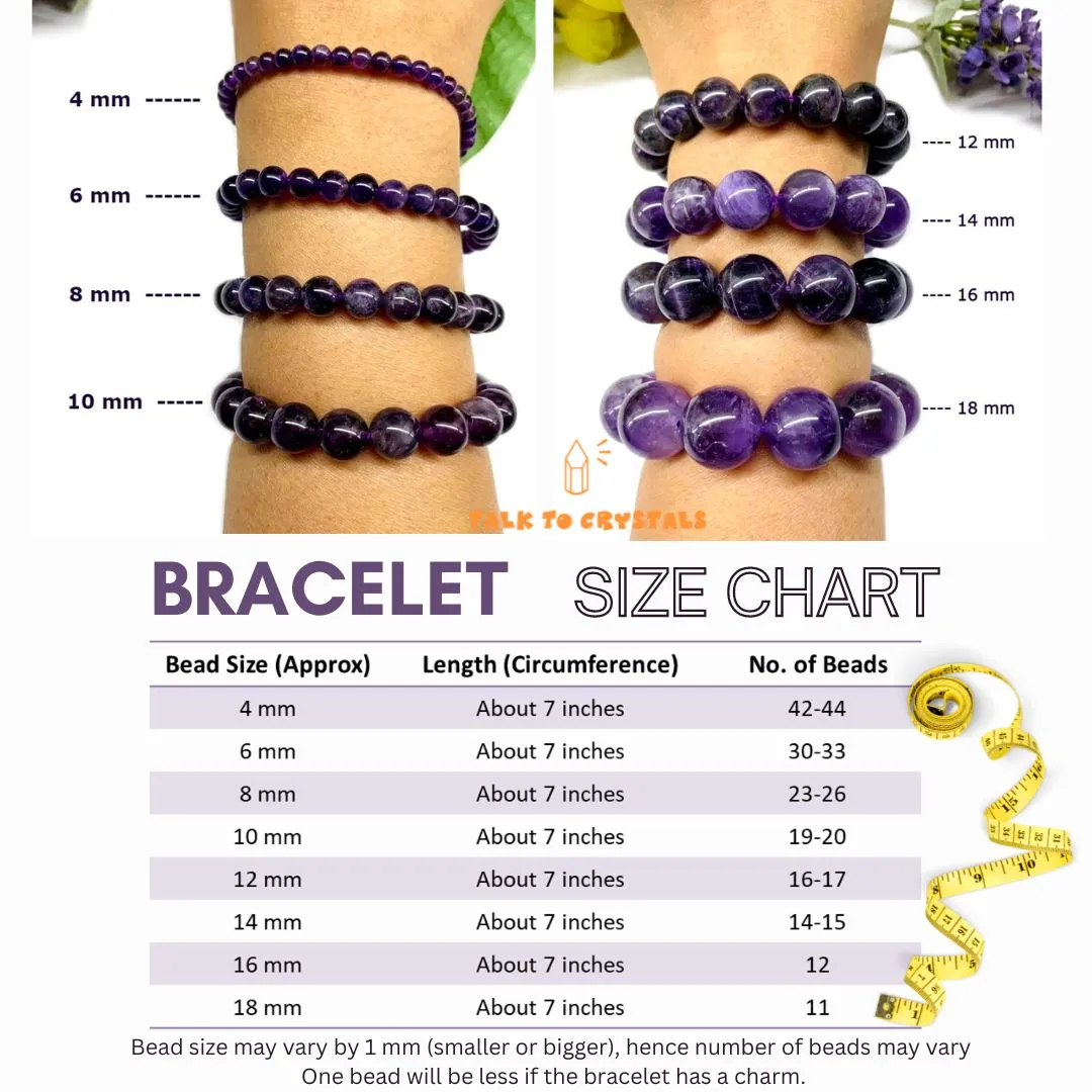 Phosphosiderite Round Bead Bracelet