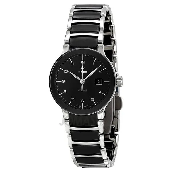 Rado Centrix Automatic Black Dial Ceramic Ladies Watch R30942162
