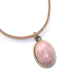 Rhodonite Gemstone Choker