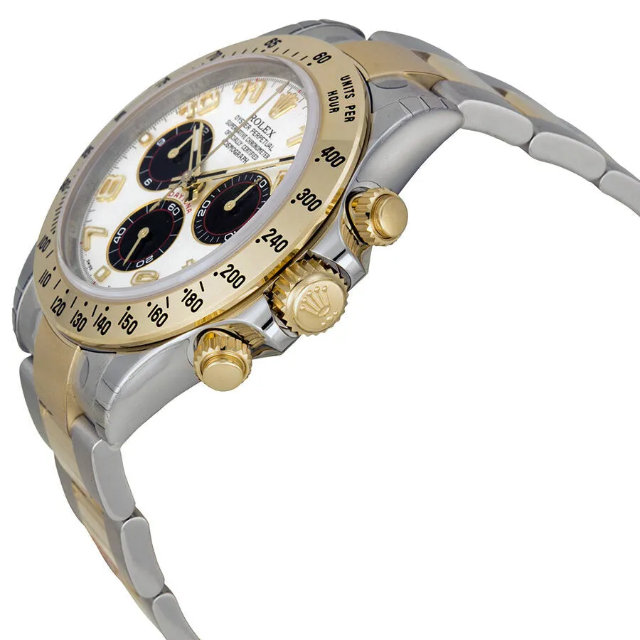 Rolex Cosmograph Daytona Ivory Dial Stainless steel and 18K Yellow Gold Oyster Bracelet Automatic Men's Watch 116523IBKAO