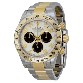 Rolex Cosmograph Daytona Ivory Dial Stainless steel and 18K Yellow Gold Oyster Bracelet Automatic Men's Watch 116523IBKAO