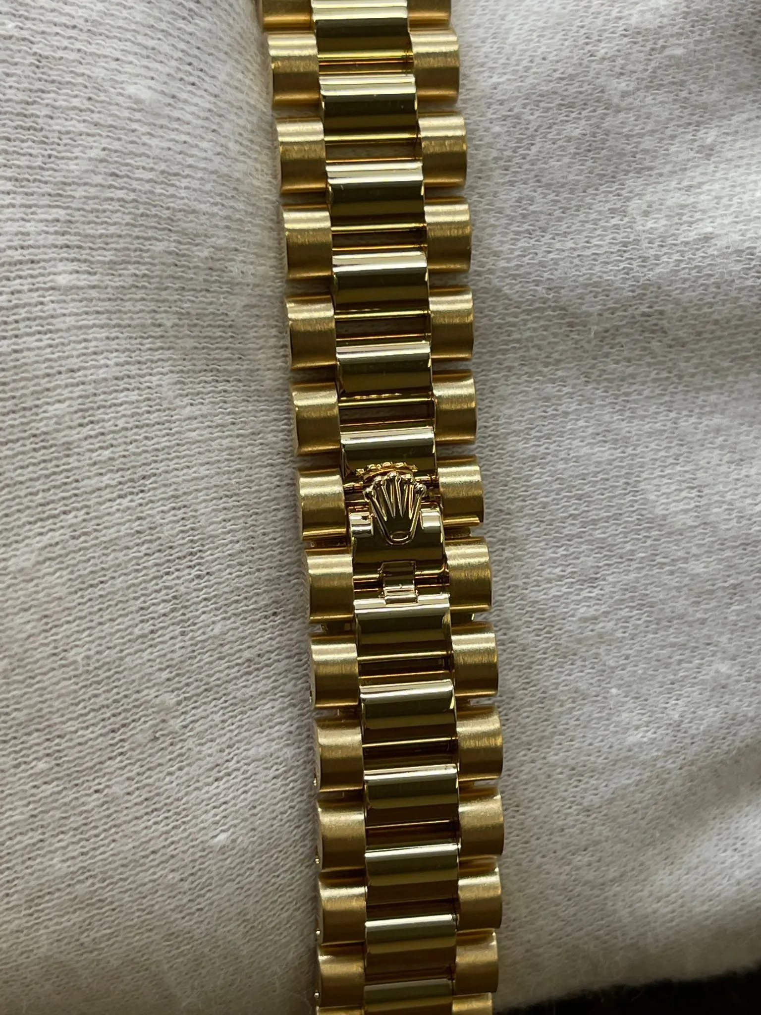 Rolex Datejust 28mm 18K Yellow Gold 279138 Cornflower Blue Stripe Diamond Dial Automatic Women's Watch