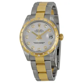 Rolex Datejust Lady 31 Silver Dial Stainless Steel and 18K Yellow Gold Oyster Bracelet Automatic Watch 178343SDO