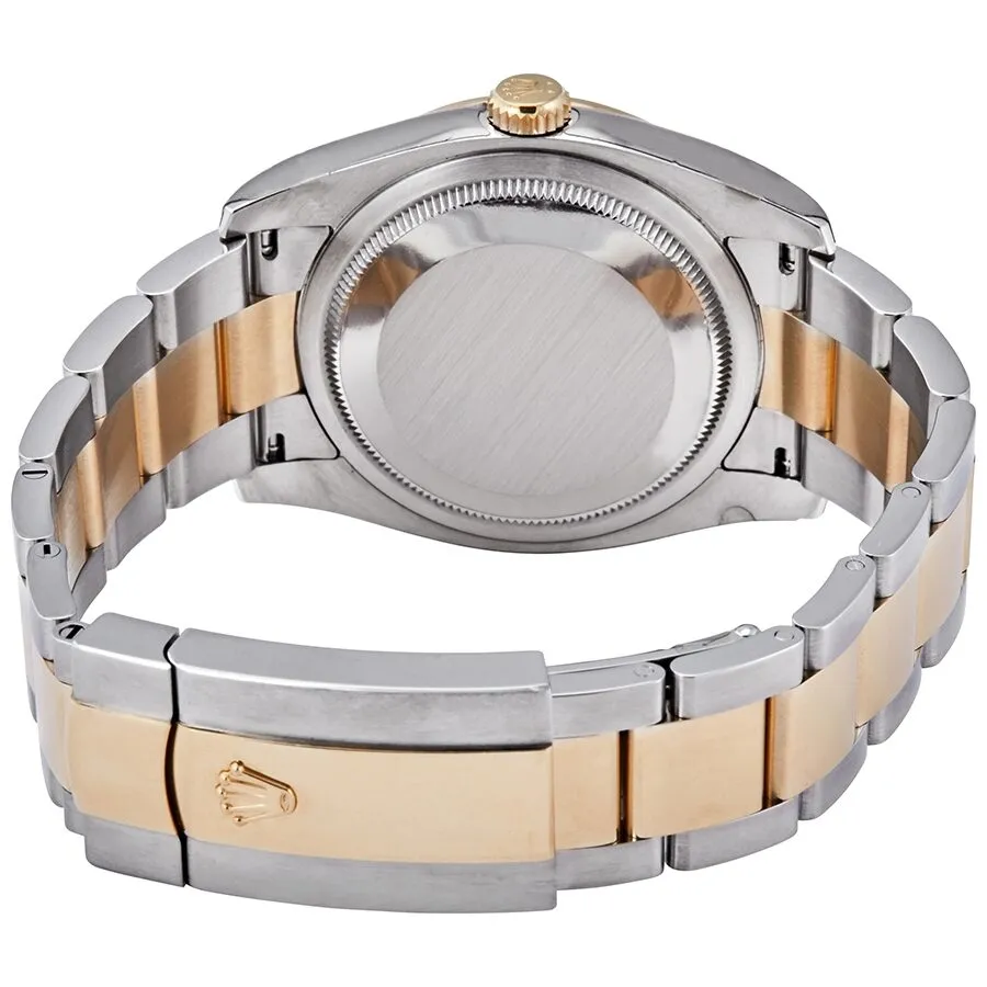 Rolex Oyster Perpetual Datejust 36 Silver Floral Dial Stainless Steel and 18K Yellow Gold Bracelet Automatic Ladies Watch 116243SFAO