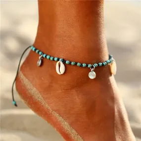 Save Sea Life Jewelry | Seed Bead Beach Anklet