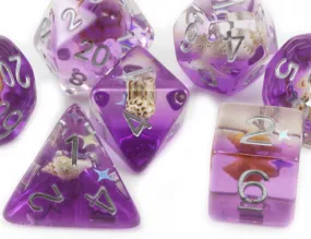 Seashell Dice (Perfect Purple) | RPG Role Playing Game Dice Set