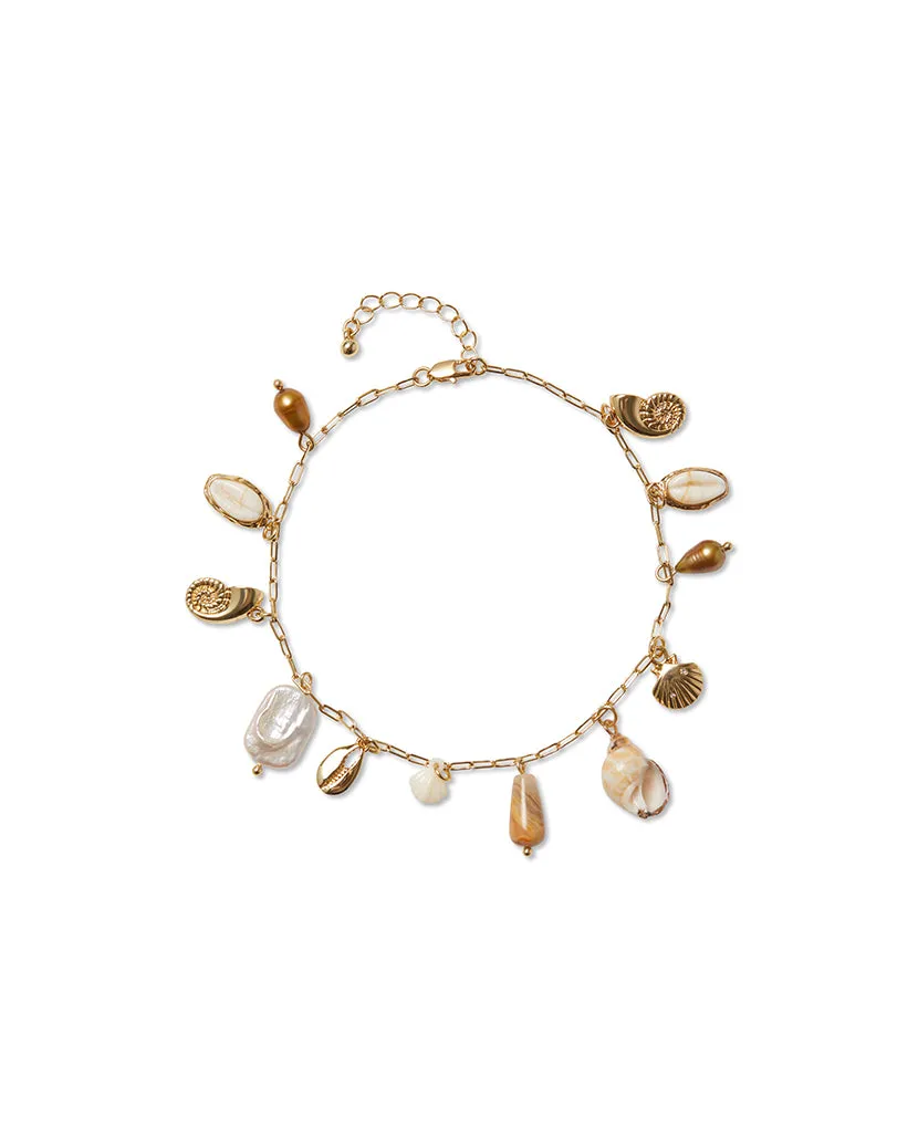 Shell Charm Anklet