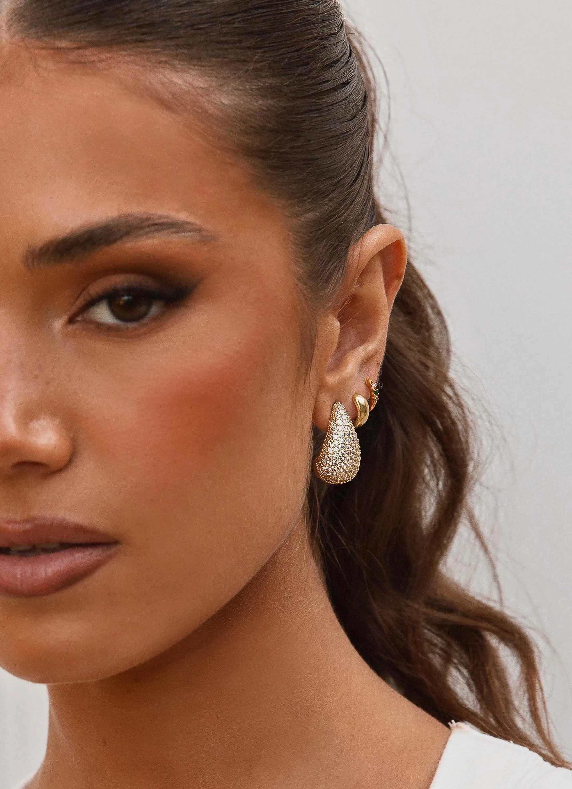 Stardrop Earrings - Gold