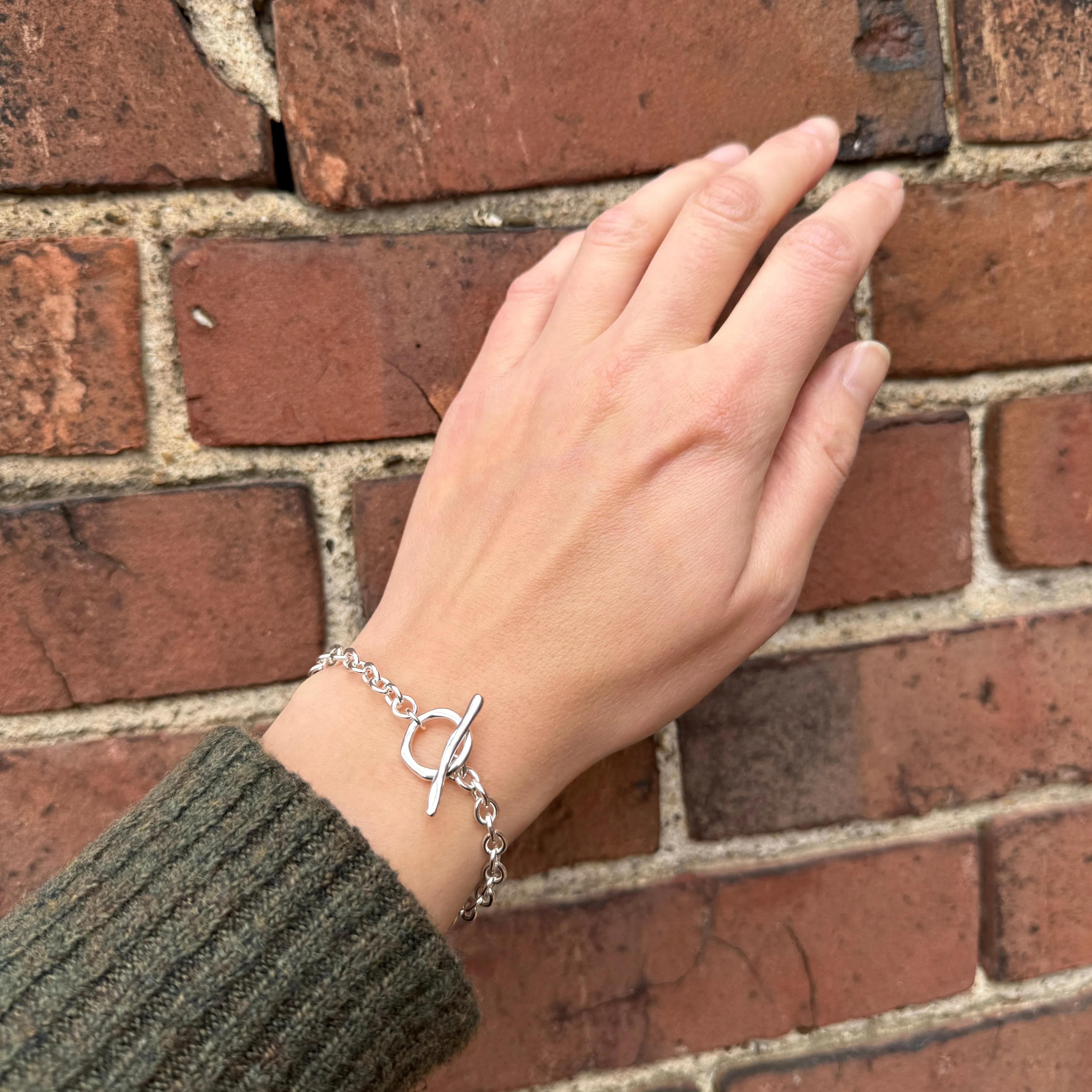 Tidal Linked Bracelet - Sterling Silver