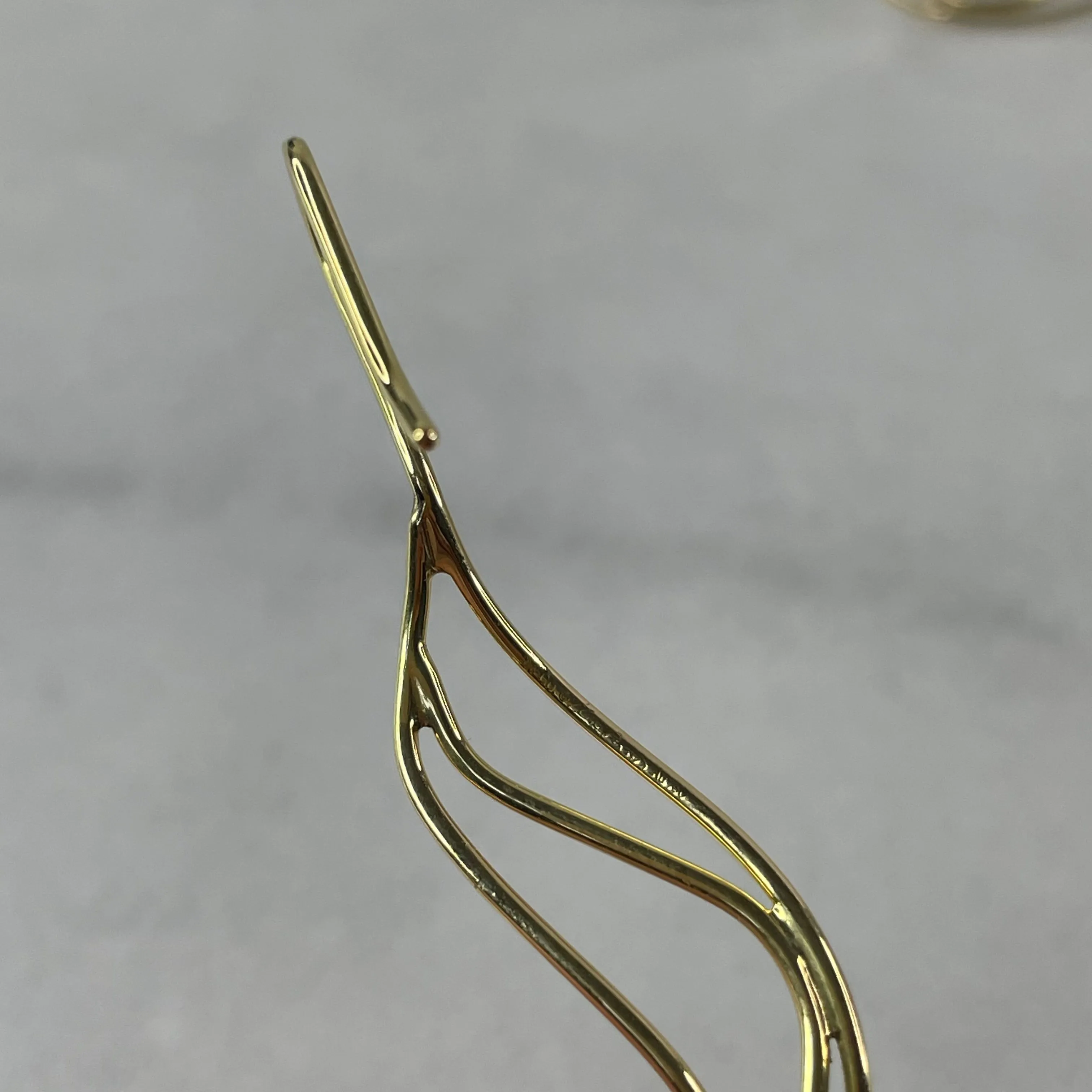 Tiffany Elsa Peretti Small Wave Earrings