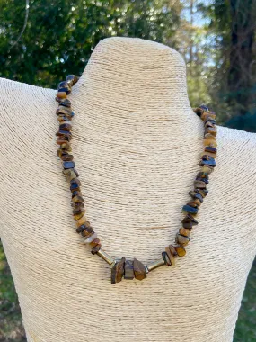 Tiger Eye Gemstone Necklace