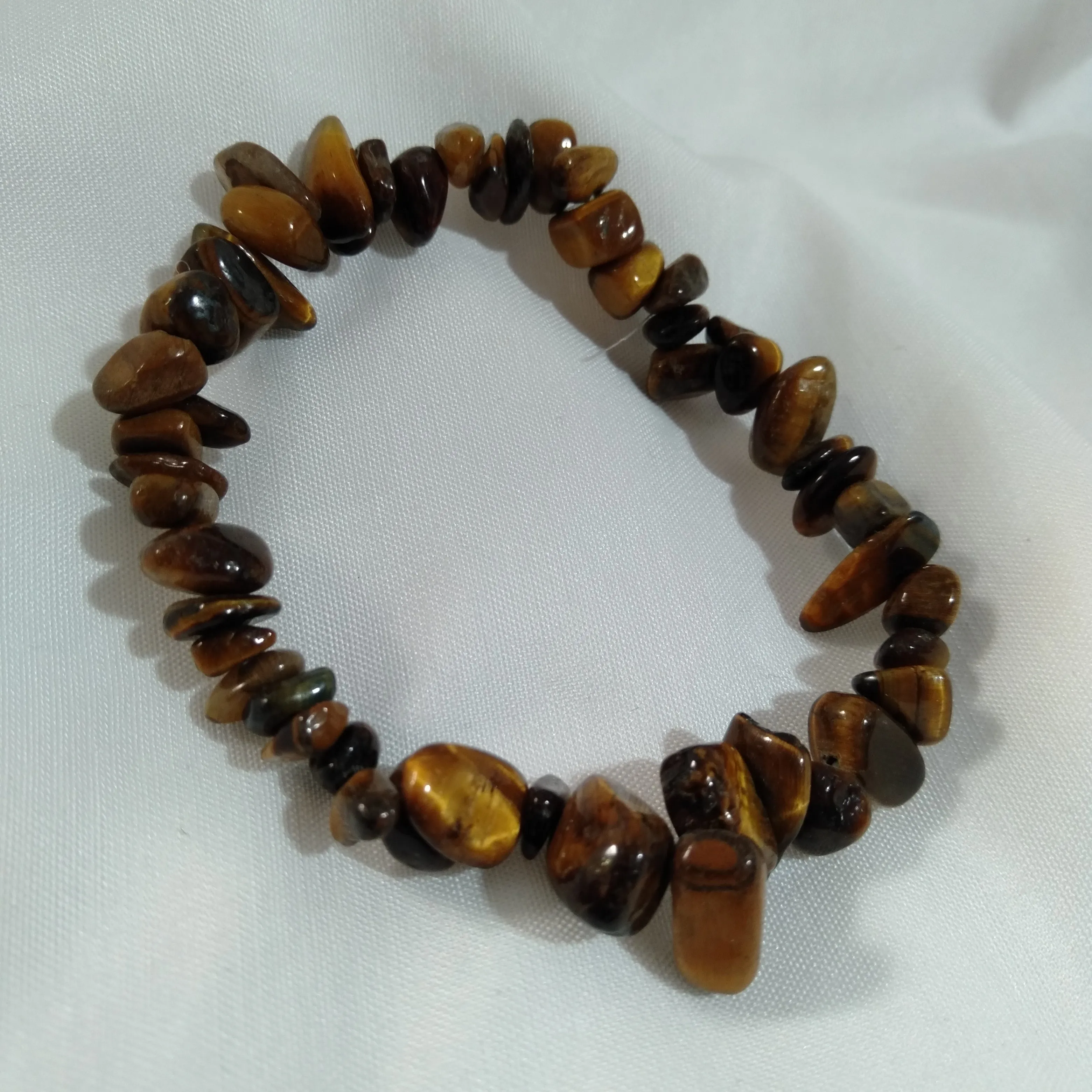 Tiger's Eye Chip Bead Bracelets