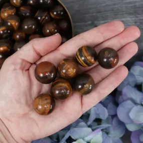 Tiger's Eye Mini Sphere