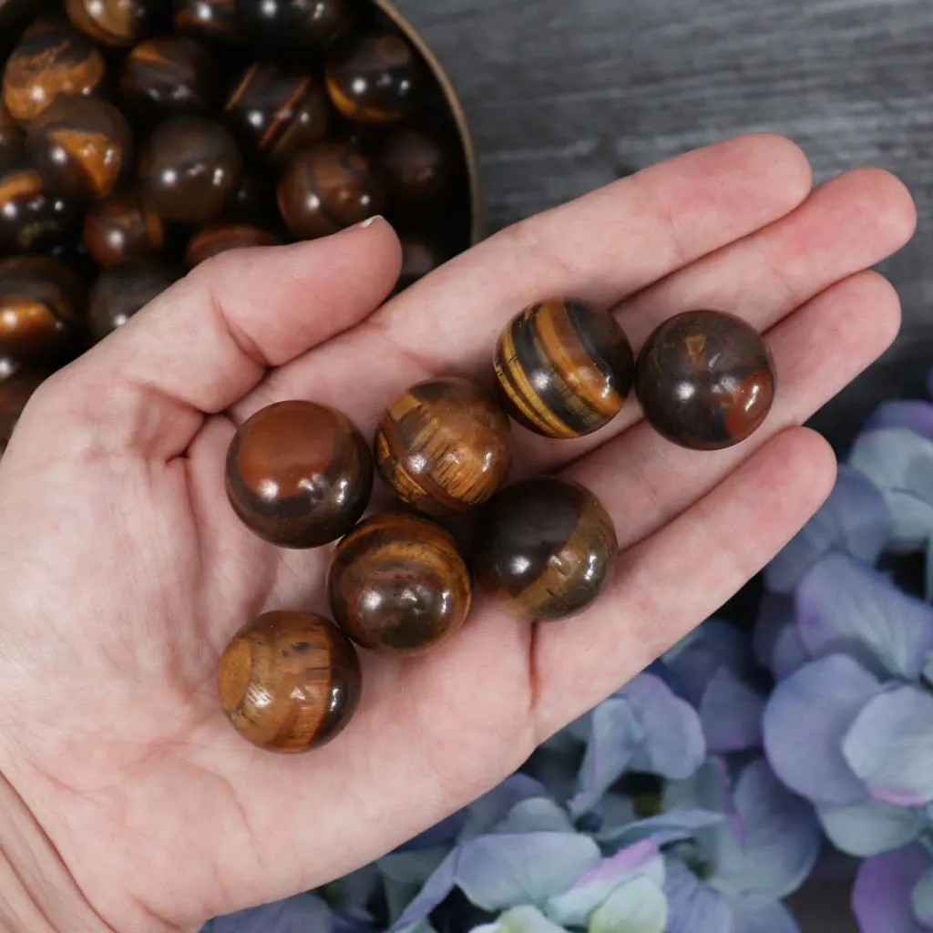 Tiger's Eye Mini Sphere