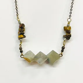 Tiger's Eye Stones Necklace