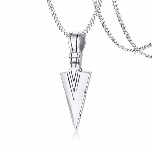 Tribal Arrowhead Pendant