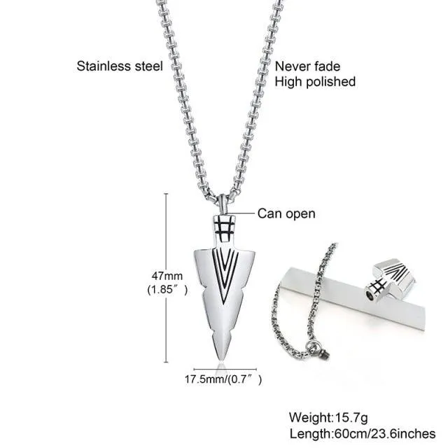 Tribal Arrowhead Pendant