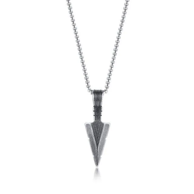 Tribal Arrowhead Pendant