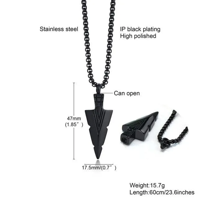 Tribal Arrowhead Pendant