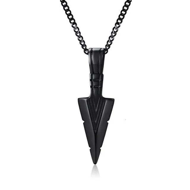 Tribal Arrowhead Pendant