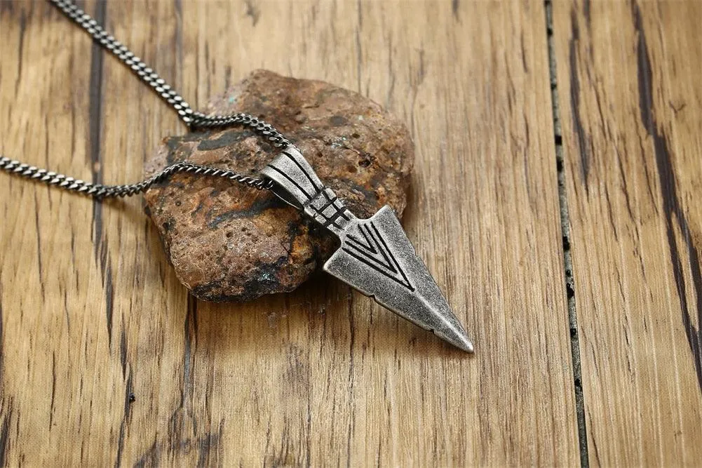 Tribal Arrowhead Pendant