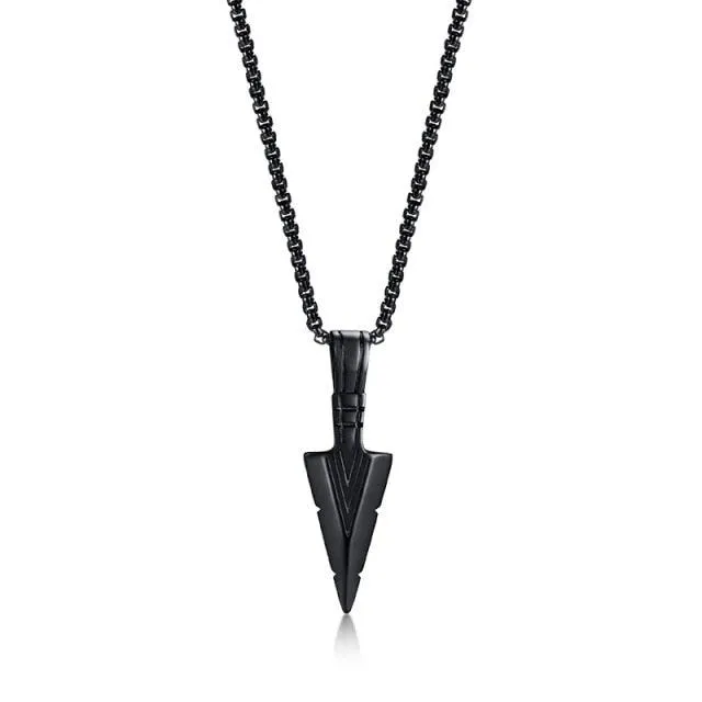 Tribal Arrowhead Pendant
