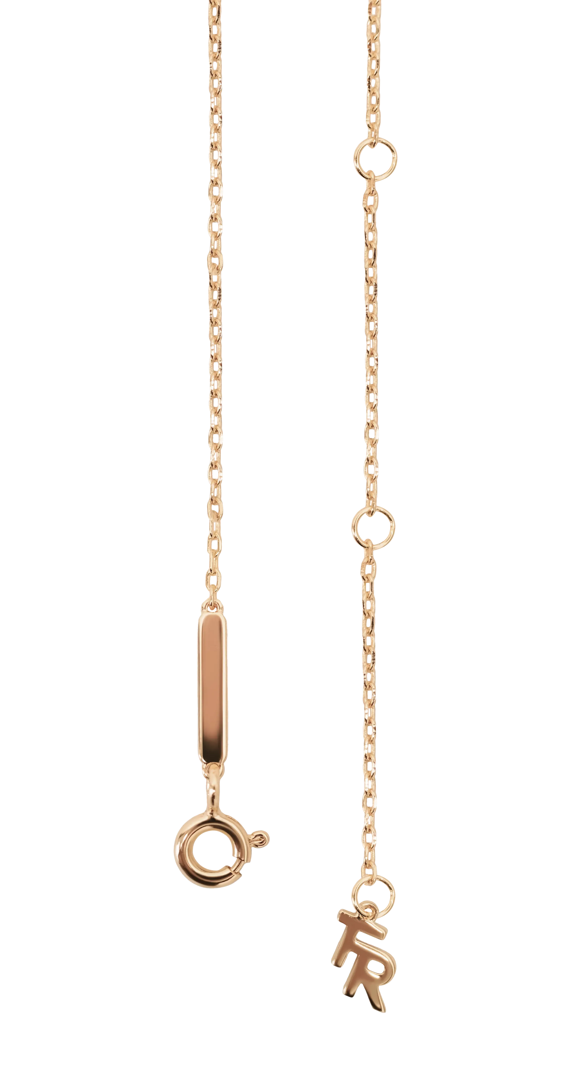 Venus pink solitaire necklace 0.2ct
