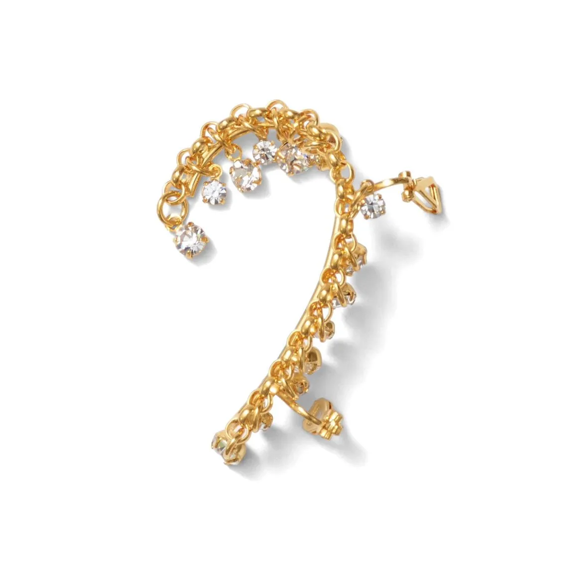 Vintage Crystal Ear Cuff