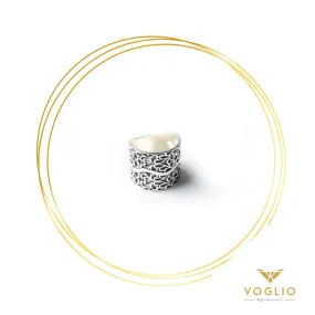 VOGLIO: Wave Sterling Silver Ring